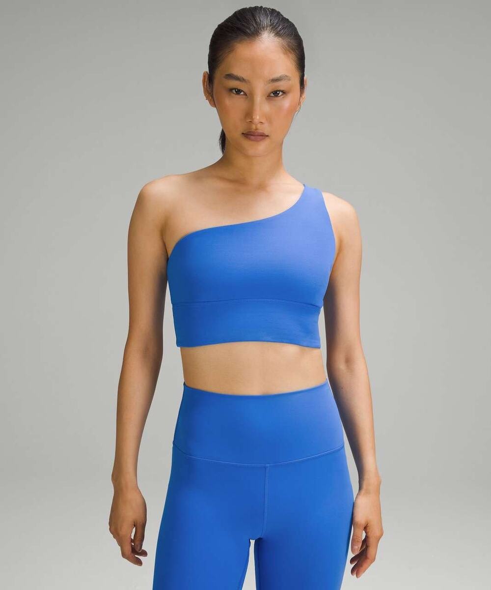 Lululemon Align Asymmetrical Bra A/B Cup Pipe Dream Blue - Size: 2